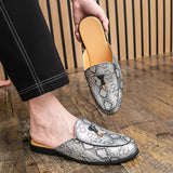 Men Leather Mules