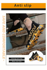 Men Anti-Puncture Reinforced Sole Safety Shoes