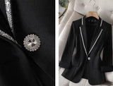 ShineGlam™ – Sequin Blazer (Glitter Glam for Spring/Autumn, Night Out Outerwear)