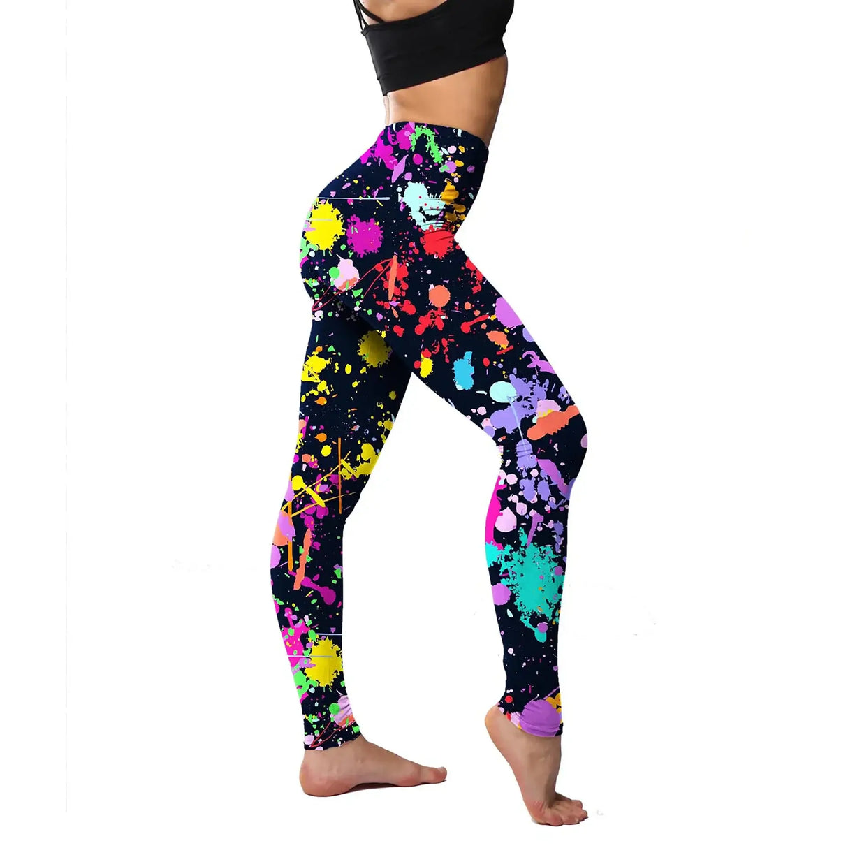 Women 2-Pack Colorful Print Leggings