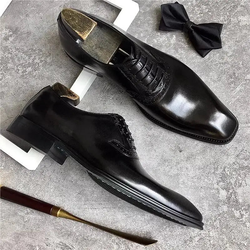 Men Formal Leather Oxford Shoes