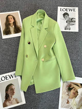 SilhouetteFit™ – Slim Blazer (Korean Fashion, Office-Ready Slimming Design)