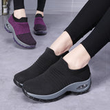 Women Sneakers Breathable Mesh Platform Shoes