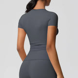 Women High Elastic Quick Dry Sports Top