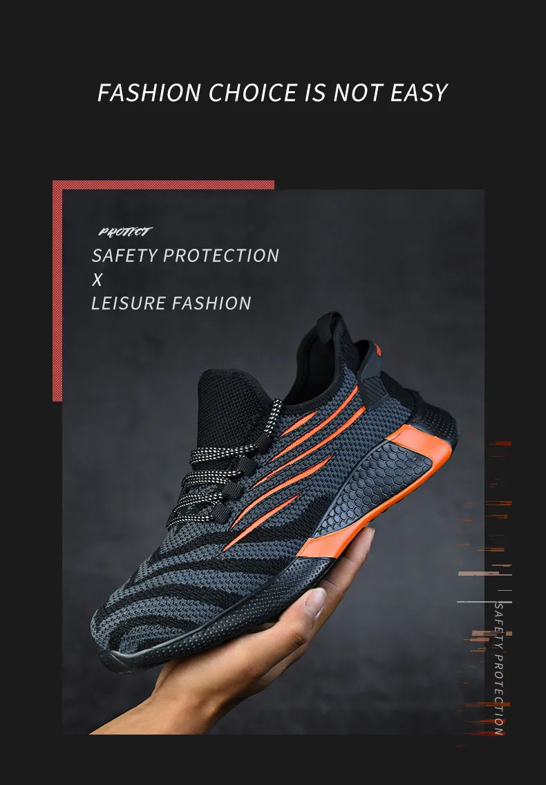 Men Lightweight Indestructible Work Boots