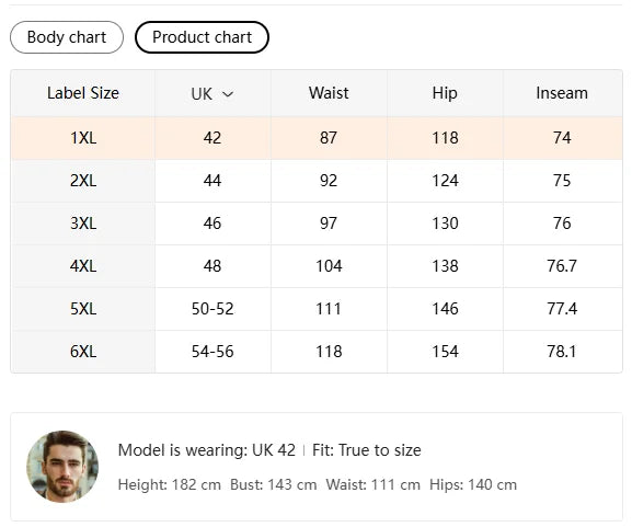 Men's Plus Size Cargo Pants – Multi Pocket