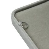 Exquisite newborn baby angel ring with sparkling crystal, perfect for infants aged 0-6 months, unisex design by THINKTHENDOG.