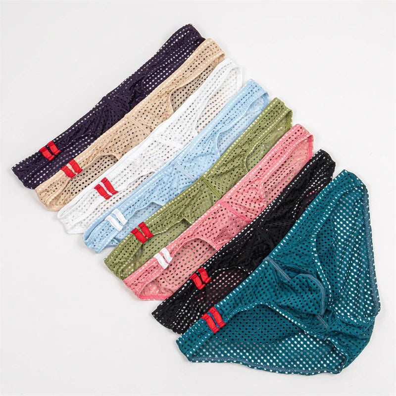Men's Sexy Mesh Briefs – U Convex Low Rise