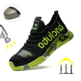 Men Anti-Puncture Reinforced Sole Safety Shoes