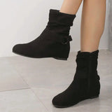 Women Ankle Boots Square Heel Trendy Boots