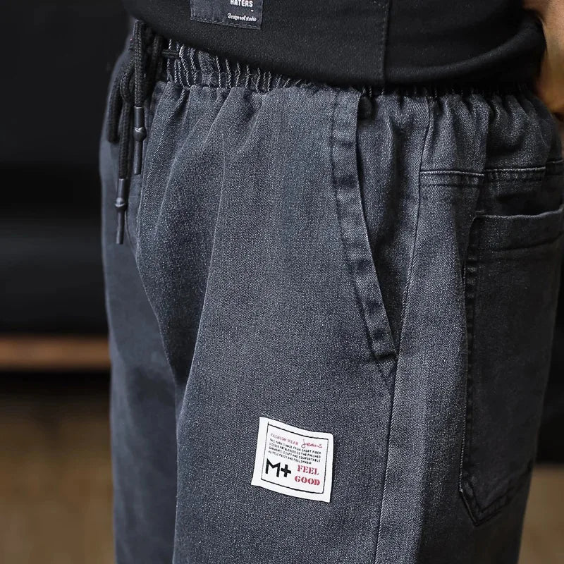 Men Plus Size Jogger Jeans