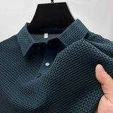 Men Ice Silk Polo Shirt