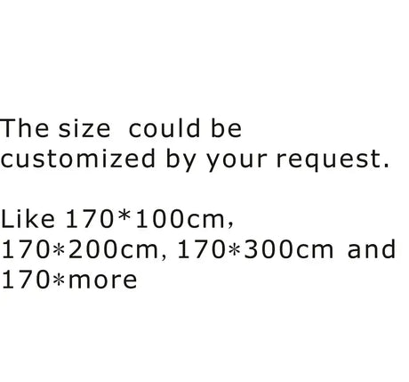 Customizable sizes available for photo shoot backdrops, such as 170*100cm, 170*200cm, 170*300cm, and more.