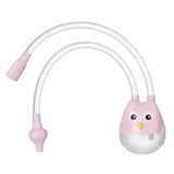 Cartoon owl mouth suction nasal aspirator for newborns, made of silicone, suitable for babies and toddlers.