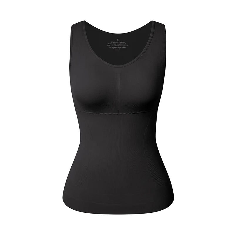 Tummy Control Built‑in Bra Cami Shaper