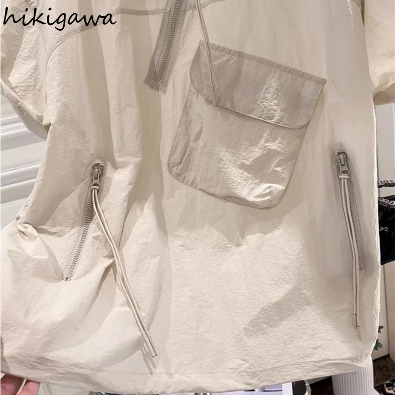 Short Sleeve Y2K Hoodie