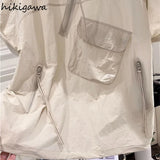 Short Sleeve Y2K Hoodie