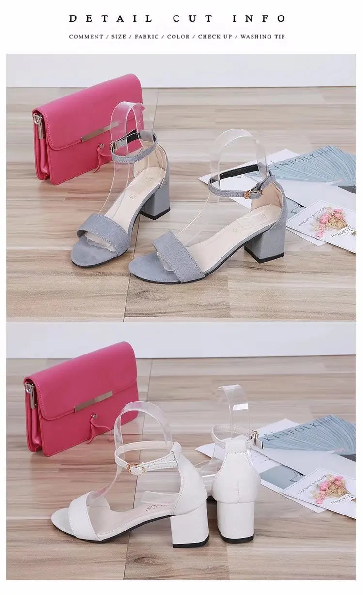 Elegant Low Block Heel Sandals – 2025