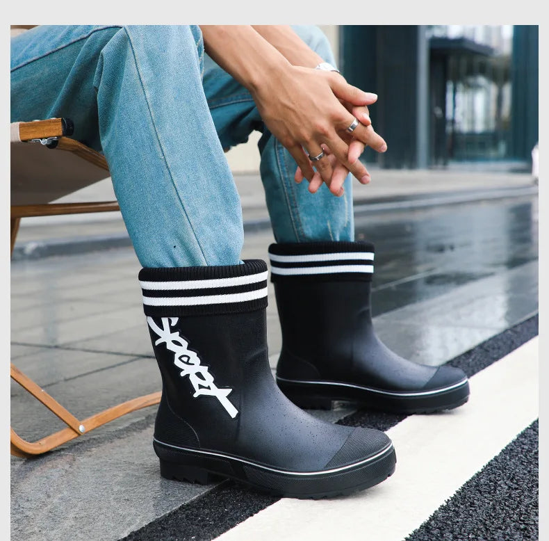 Couple Style Waterproof Rain Boots