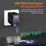 120W Fast Charger with Type-C & Lightning Cable