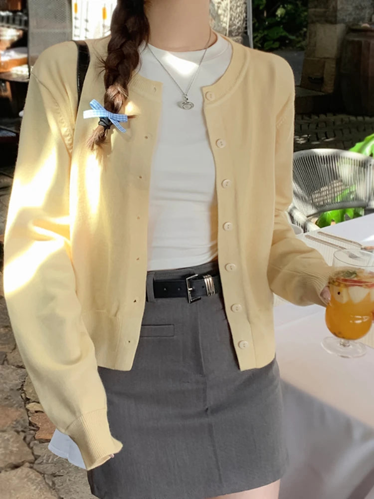 Women's Long Sleeve Knit Cardigan