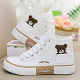 Women Canvas Shoes Breathable High Top Sneakers