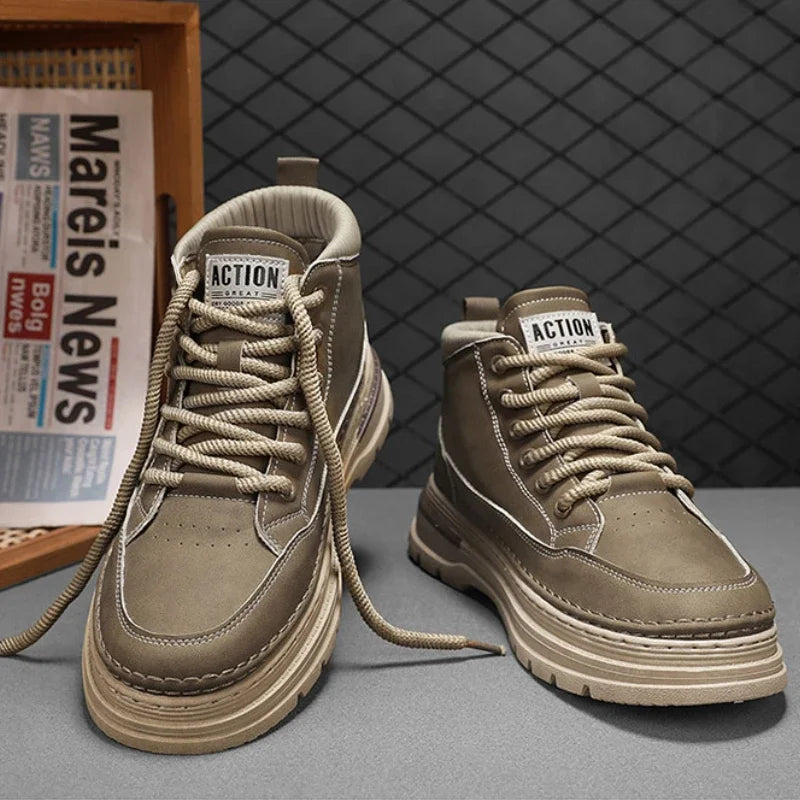 Fashion High-Top Casual Men’s Boots