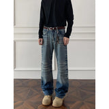 Men's Plus Size Slim Fit Bootcut Jeans