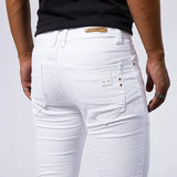 Men White Slim Jeans