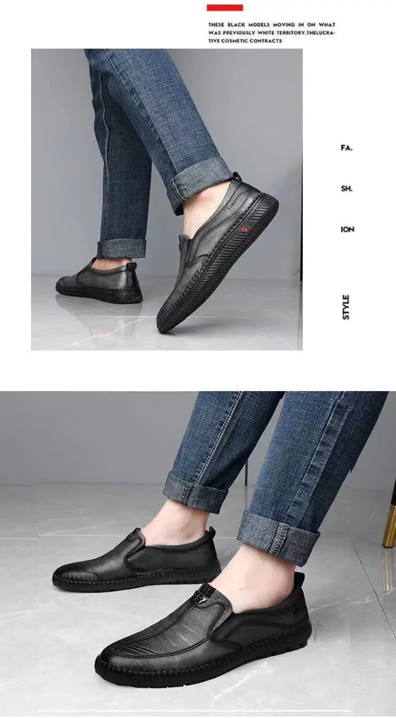 Men PU Leather Office Loafers