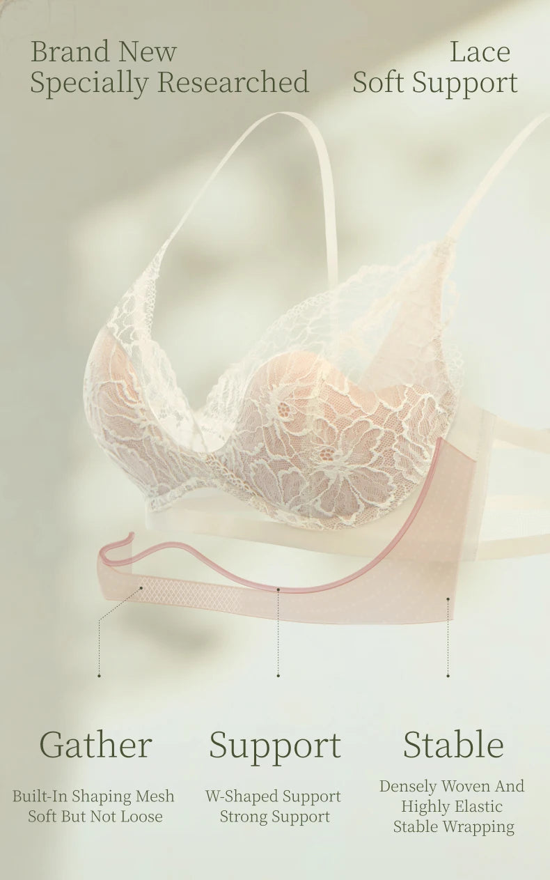 Women Summer Lace Bra Set