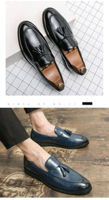 Men British Style Leather Brogues