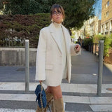 FauxForm™ – Faux Fur Straight Blazer (2025 Style, Cozy Meets Chic)