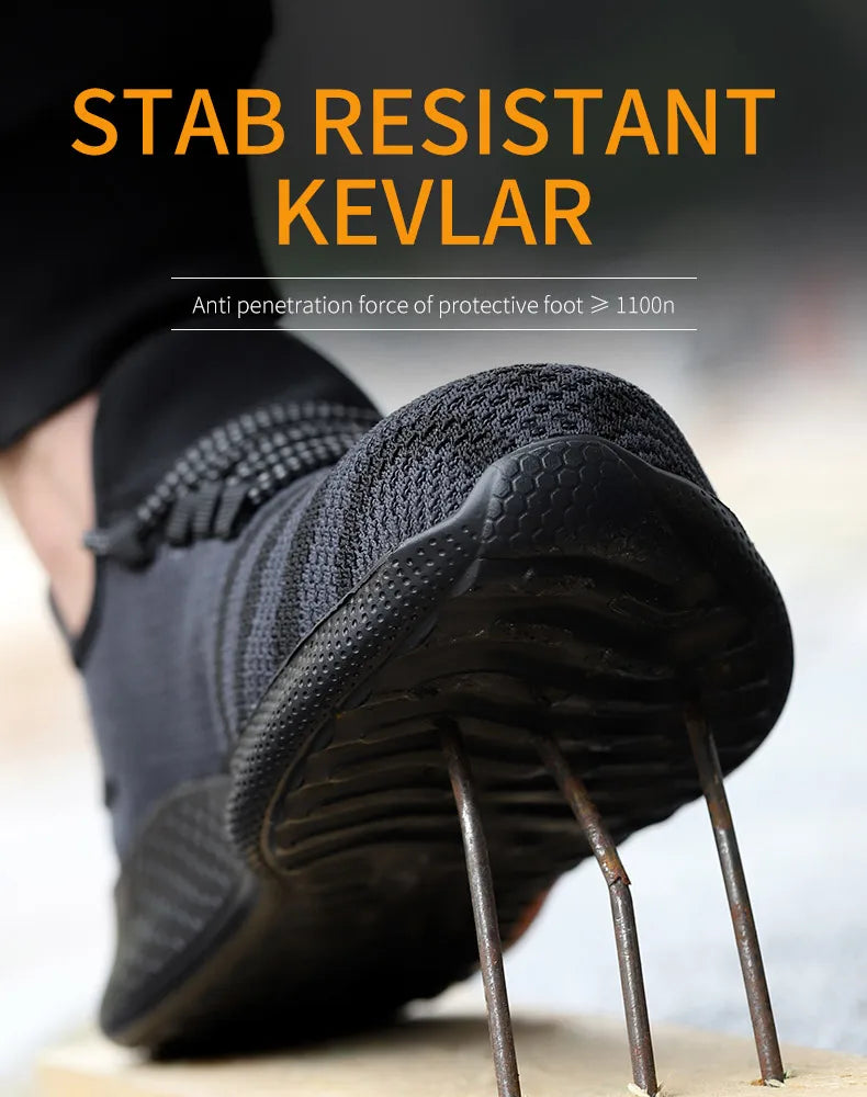 Men Lightweight Indestructible Work Boots