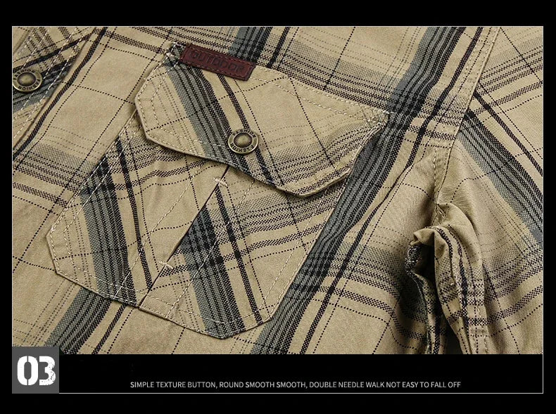 Men Plaid Casual Shirt