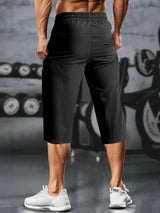 Men Cropped Athletic Pants