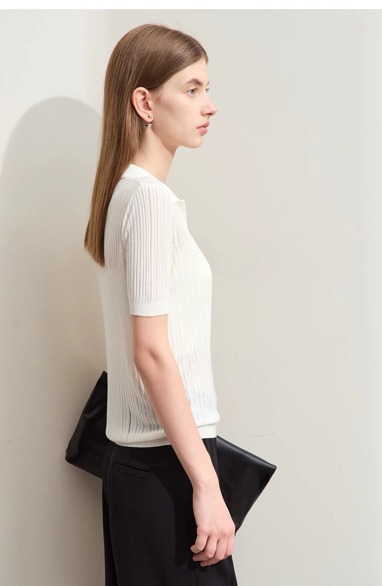 Women's Jacquard Pocket Knit Sweater