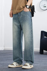 Men Korean Loose Jeans
