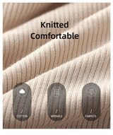 Cotton Knit Camisole Undershirt with Built-in Bra