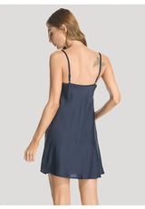 Women Deep V Silk Sleepwear