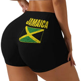 Women High Waist Skinny Shorts