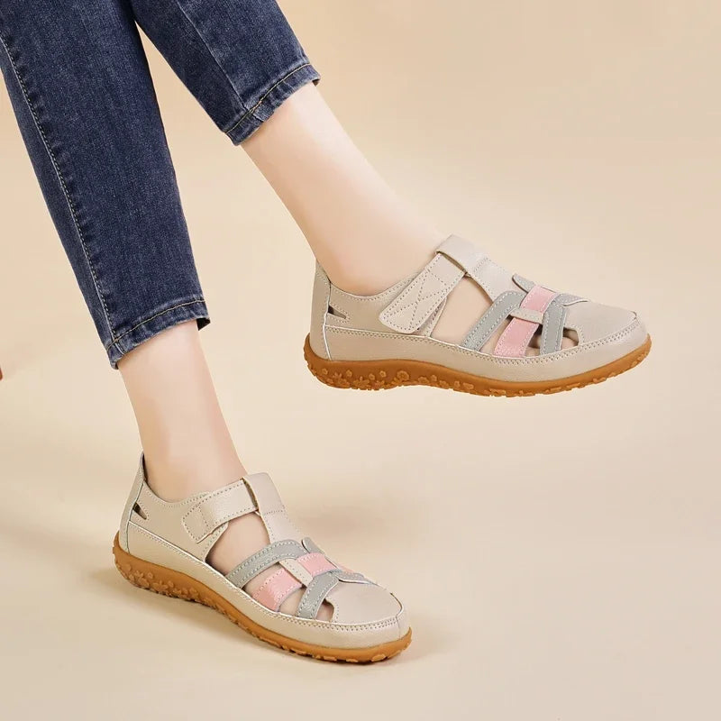 Women’s Covered Toe Summer Flat Walking Sandals