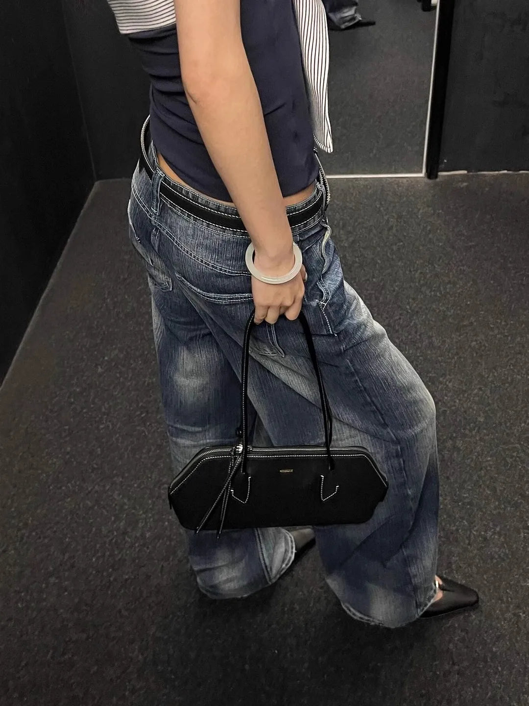 HighMuse™ – Vintage Wide Leg High Waist Denim Pants (Polished, Comfy & Versatile)