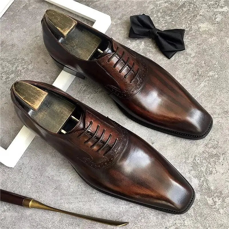 Men Formal Leather Oxford Shoes