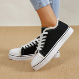 Women Canvas Shoes Low Cut Fashion Sneakers