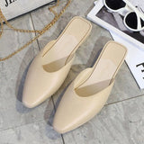 Women’s Closed Toe Fashion Flat Slippers