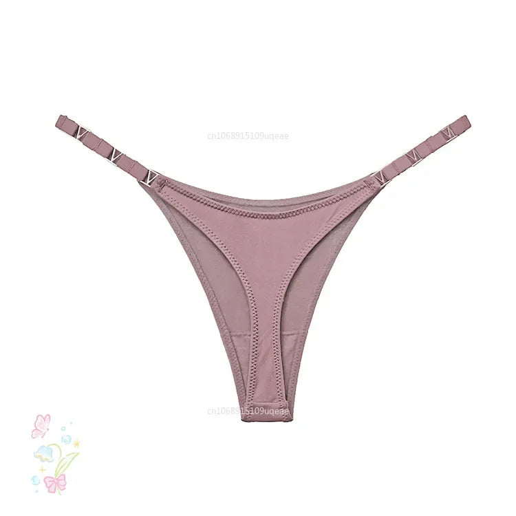 Women Breathable Lace Tangas