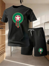 Men Printed Sportswear Set