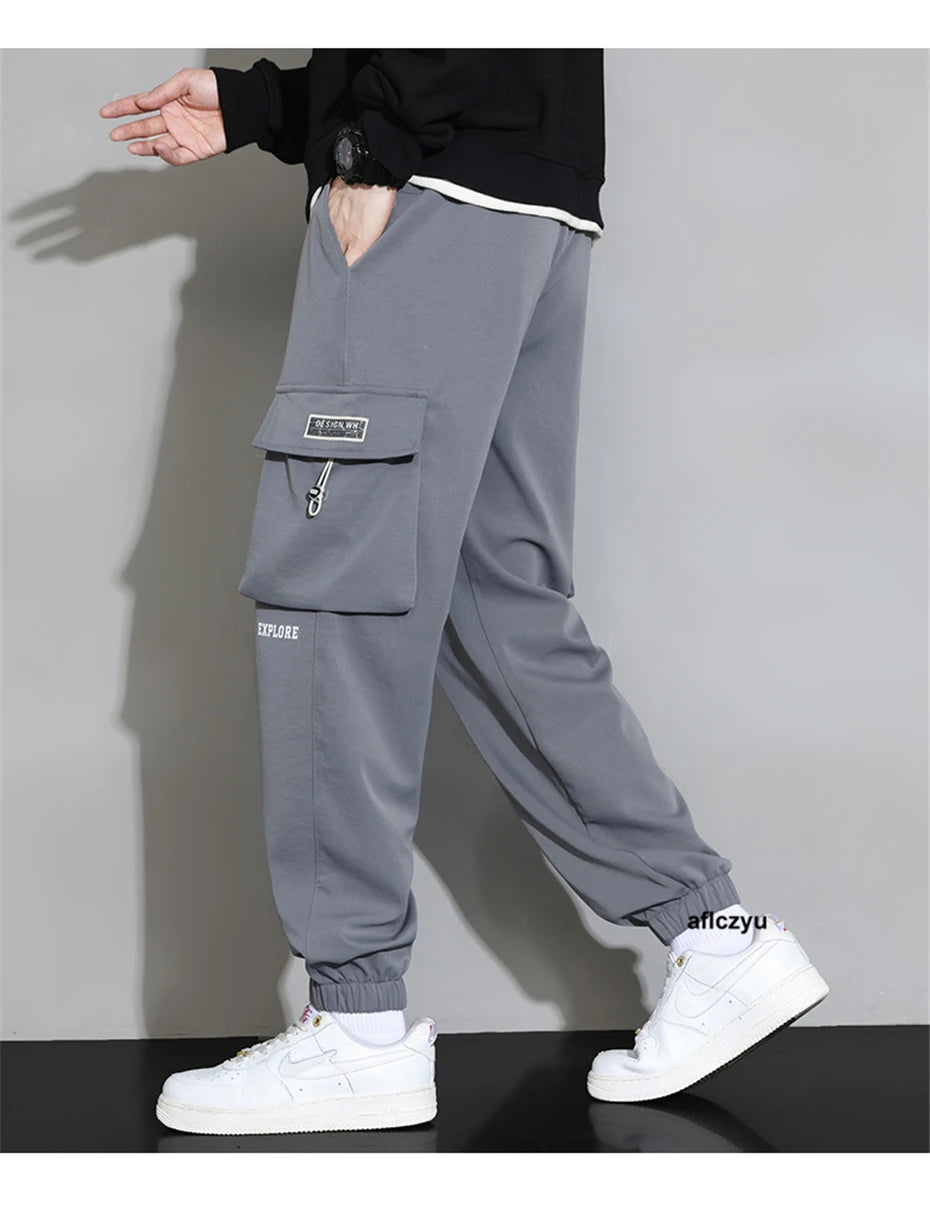 Men's Plus Size 8XL Jogger Pants – Casual Streetwear