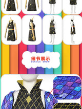 Disney Element City Fire Cosplay Dress